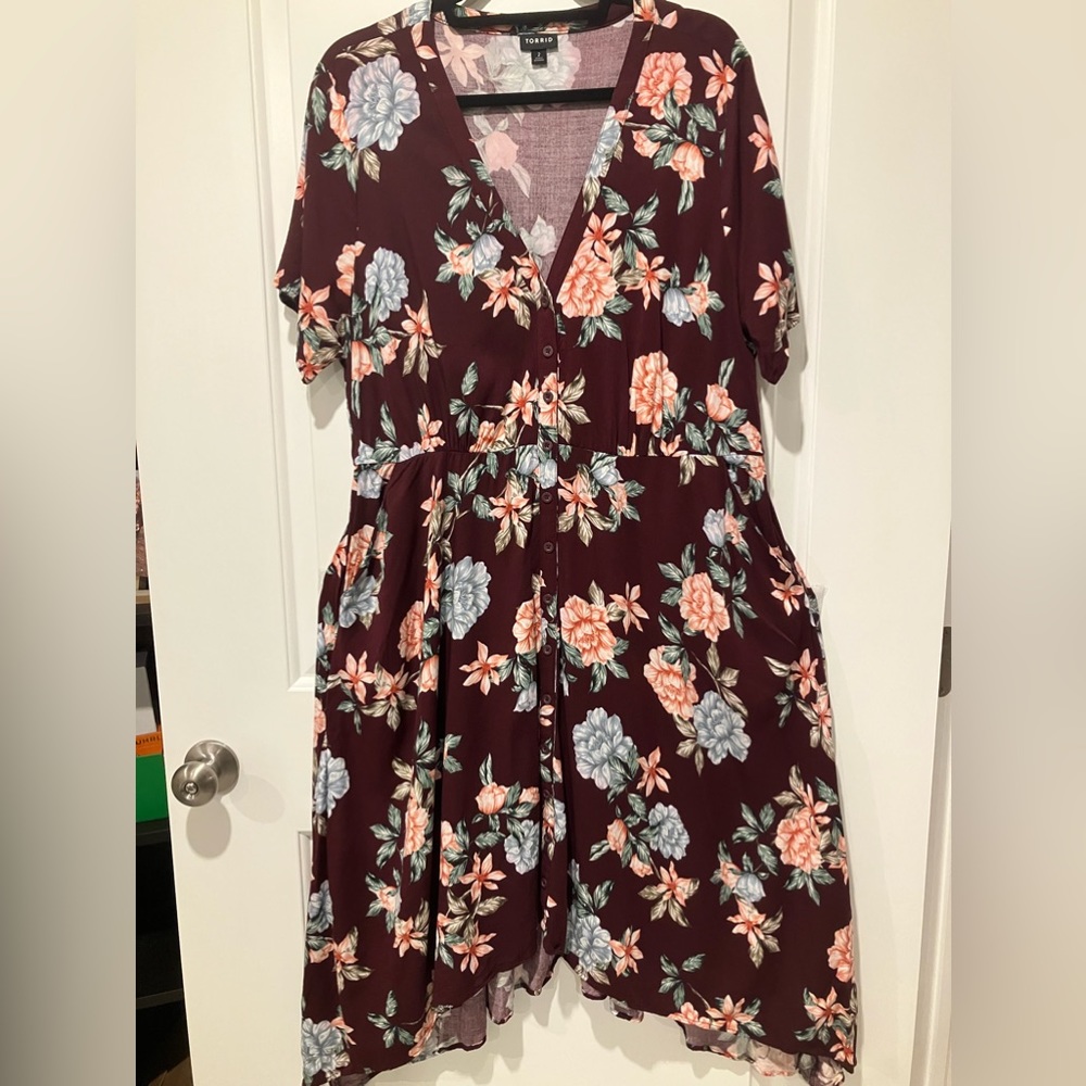 TORRID SZ2 Floral Dress
